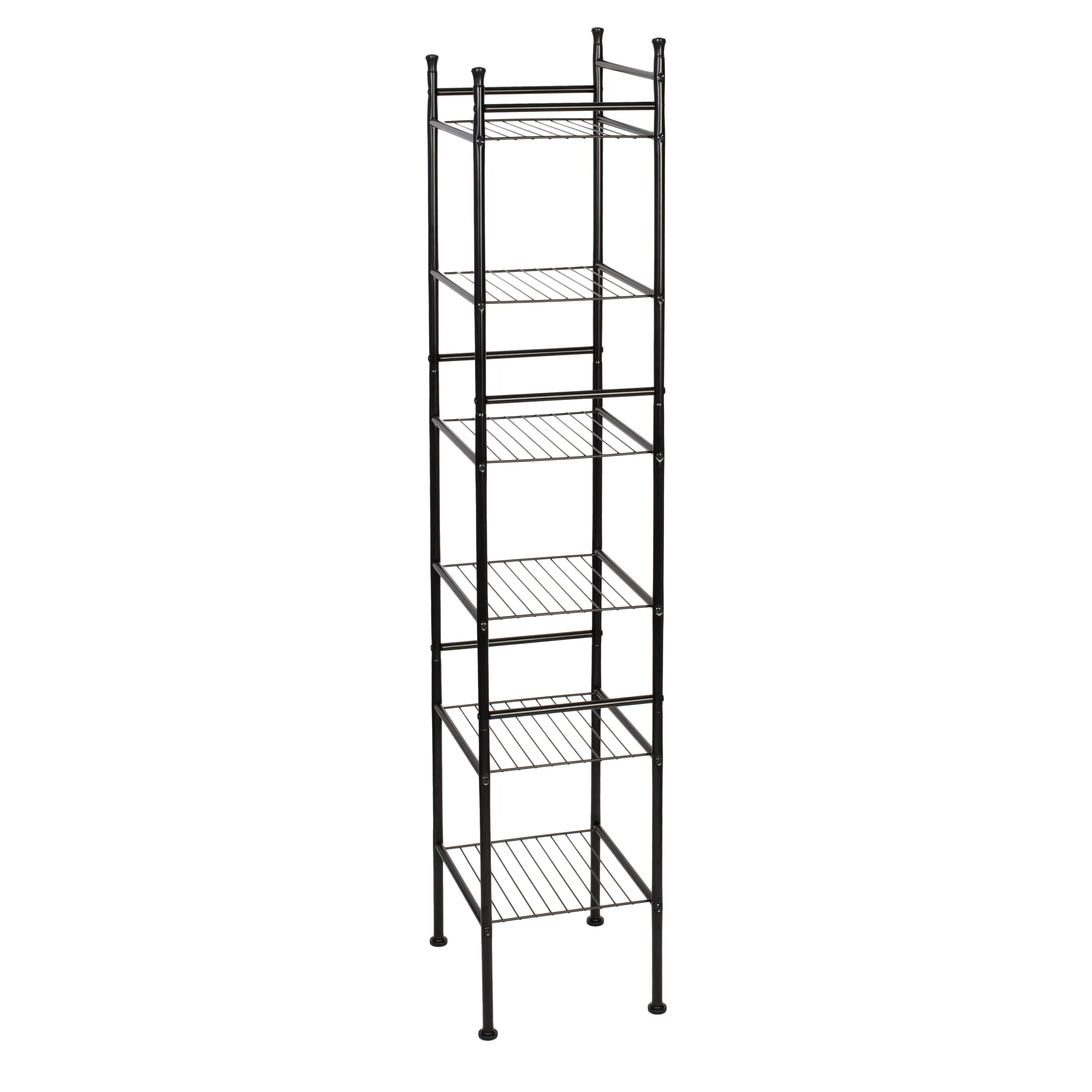 6-Tier Space-Saving Shelving Tower