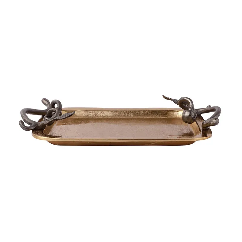 Cherry Vine Decorative Platter | 16 x 11 x 3 inches