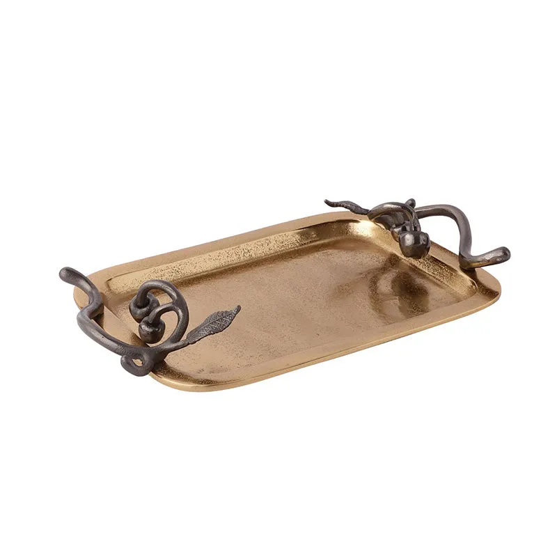 Cherry Vine Decorative Platter | 16 x 11 x 3 inches