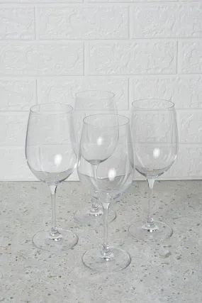 Clear Crystal Glass Set Of (4 Piece)