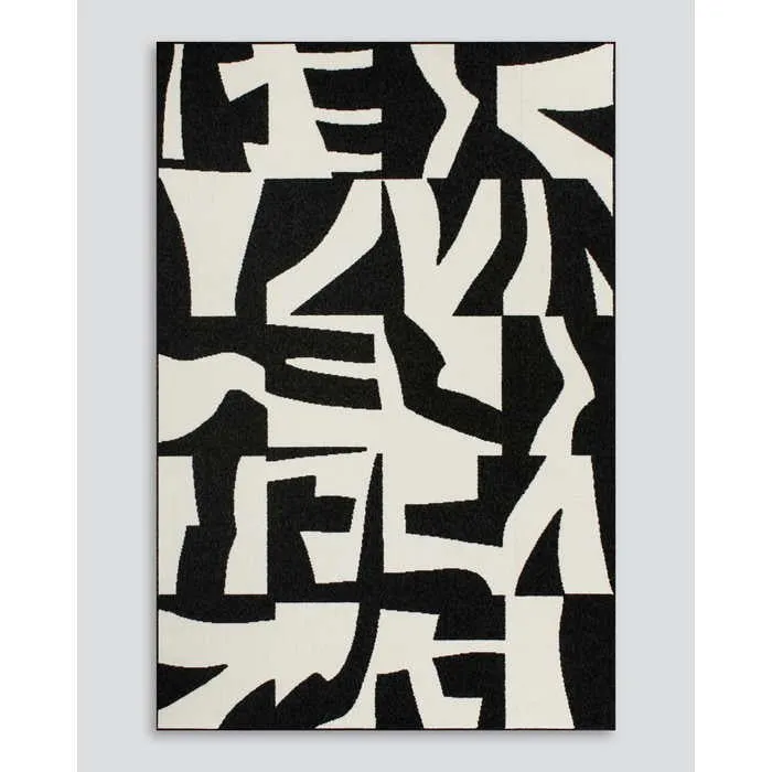 Copacabana Outdoor Rug - Black/Ecru