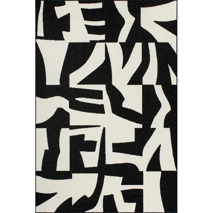 Copacabana Outdoor Rug - Black/Ecru