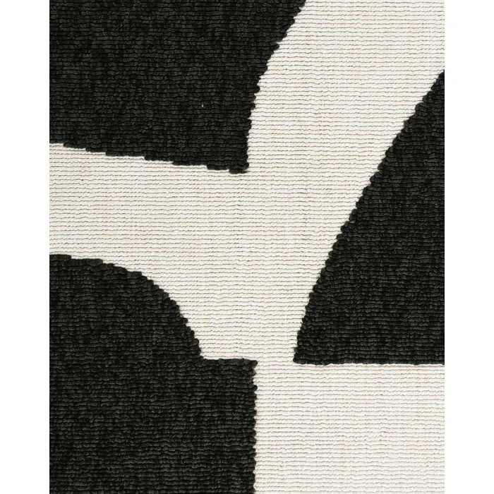 Copacabana Outdoor Rug - Black/Ecru
