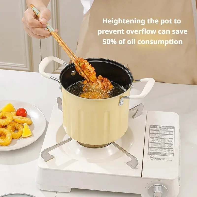 DEEP FRYING POT WITH STRAINER 3 LTRS