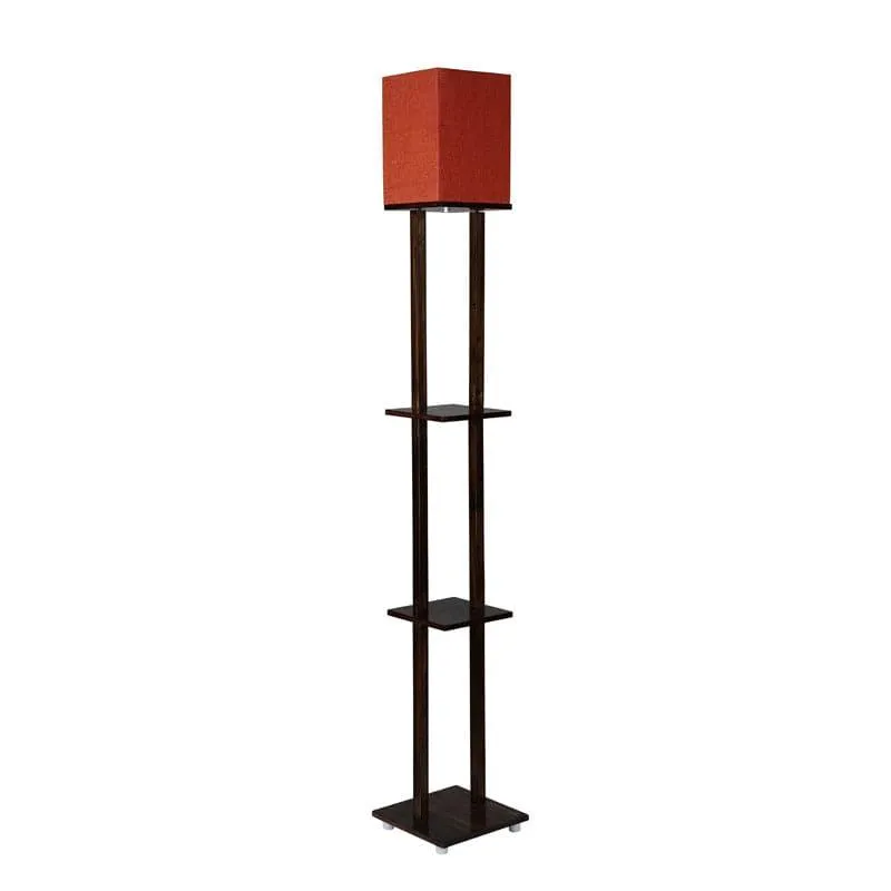 Diora Gleam Floor Lamp With Shelf