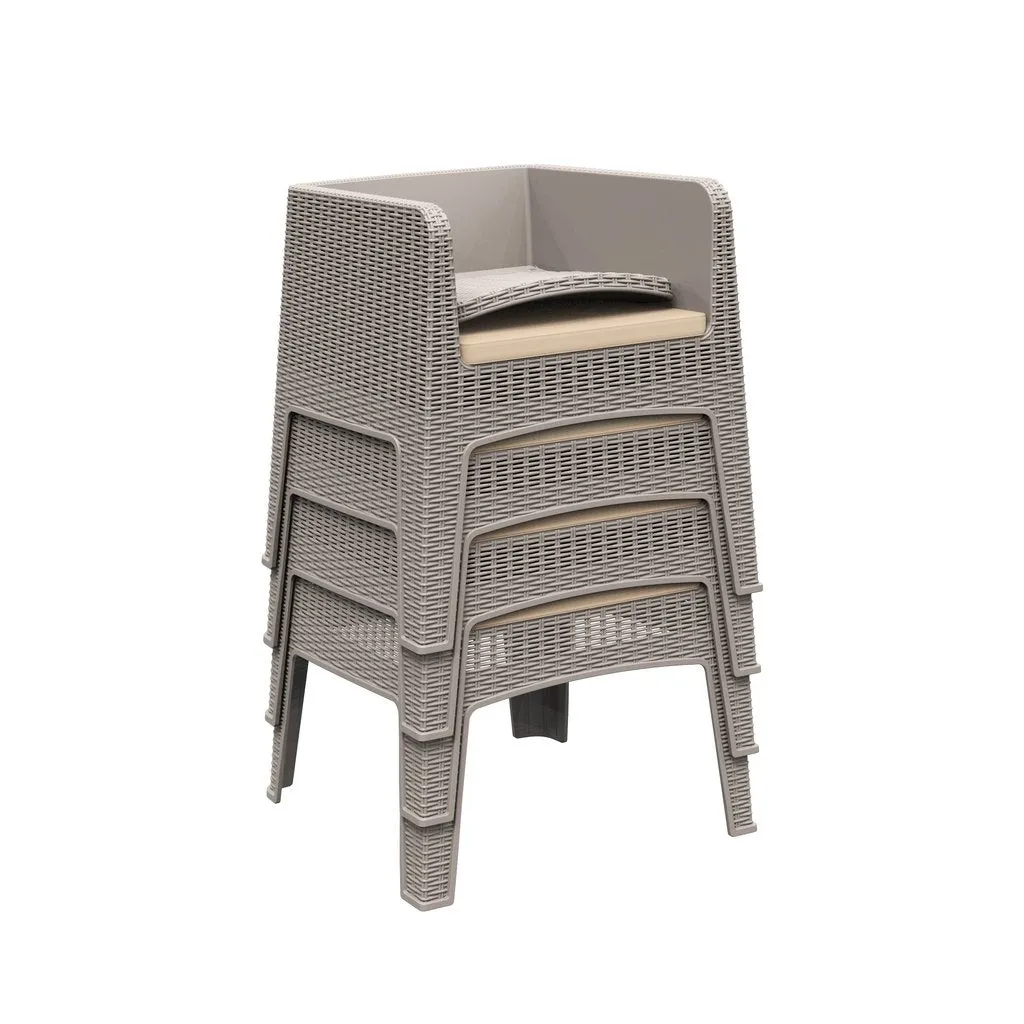 Dukap Lucca 5 Piece Dining Set with Cushions