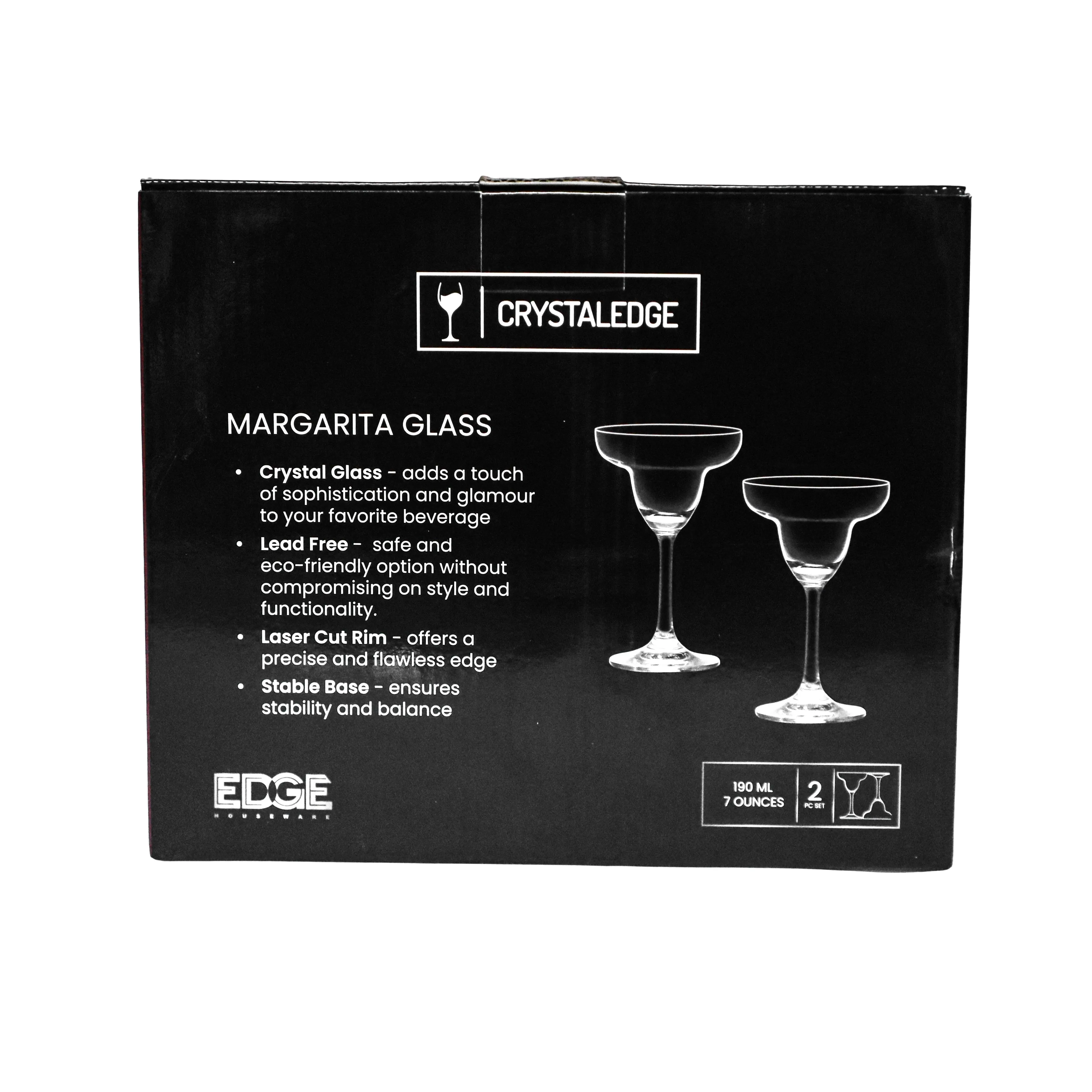 Edge 2-piece Margarita Glass 190ml in a Gift Box