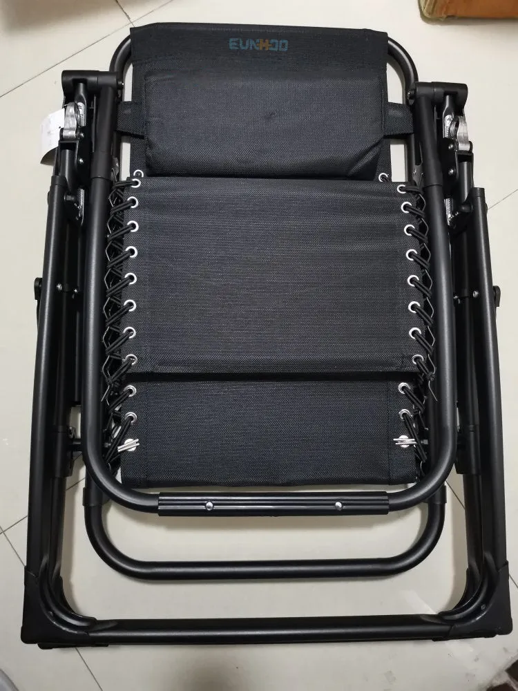 EUNHOO deck chair, recliner with pillow and anti tilt recliner