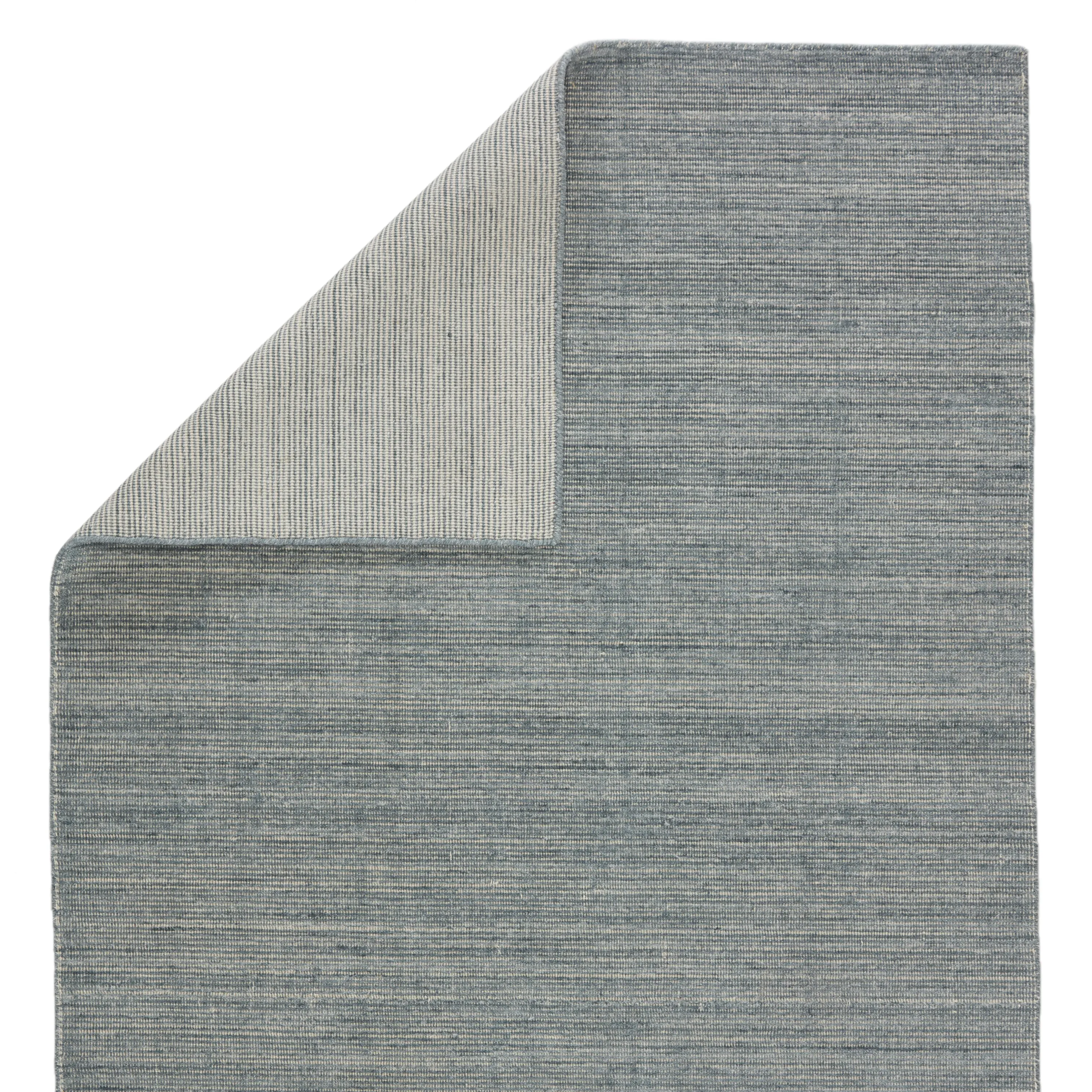 Jaipur Living Brevin Danan Handmade Indoor/ Outdoor Solid Blue/ Gray Area Rug