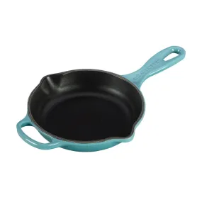 Le Creuset Signature Enameled Cast Iron Skillet, 11.75-Inches, Caribbean