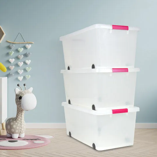 LONG STORAGE BOX W/WHEEL (1090)