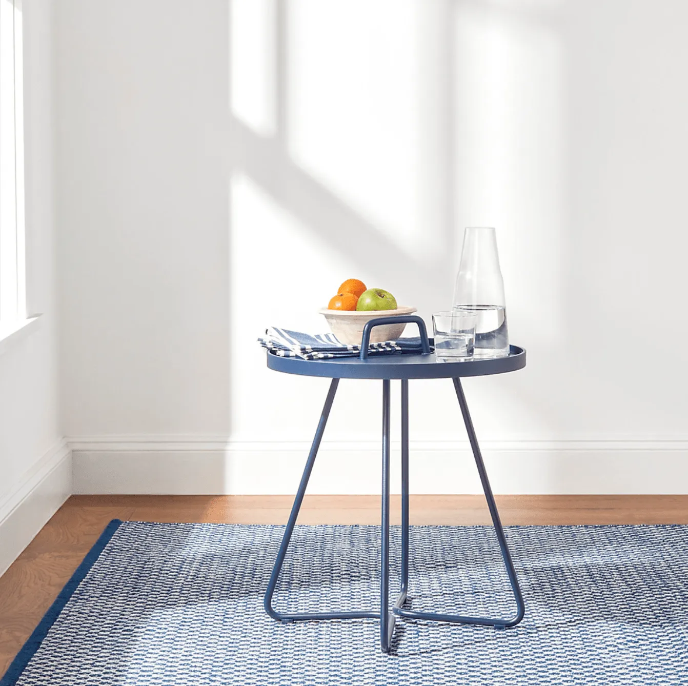 Mainsail Handwoven Indoor/Outdoor Rug - Navy