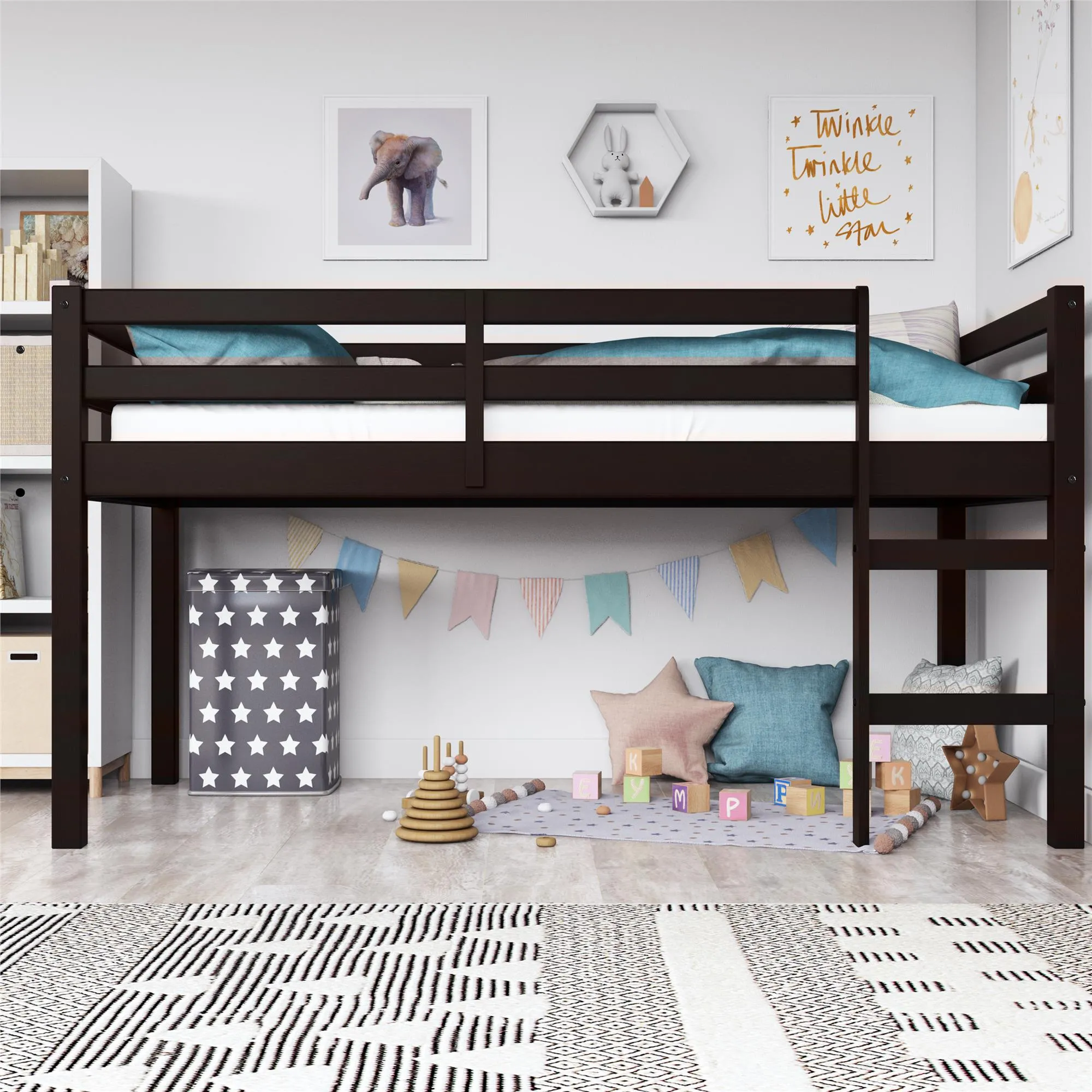 Milton Junior Wooden Loft Bed
