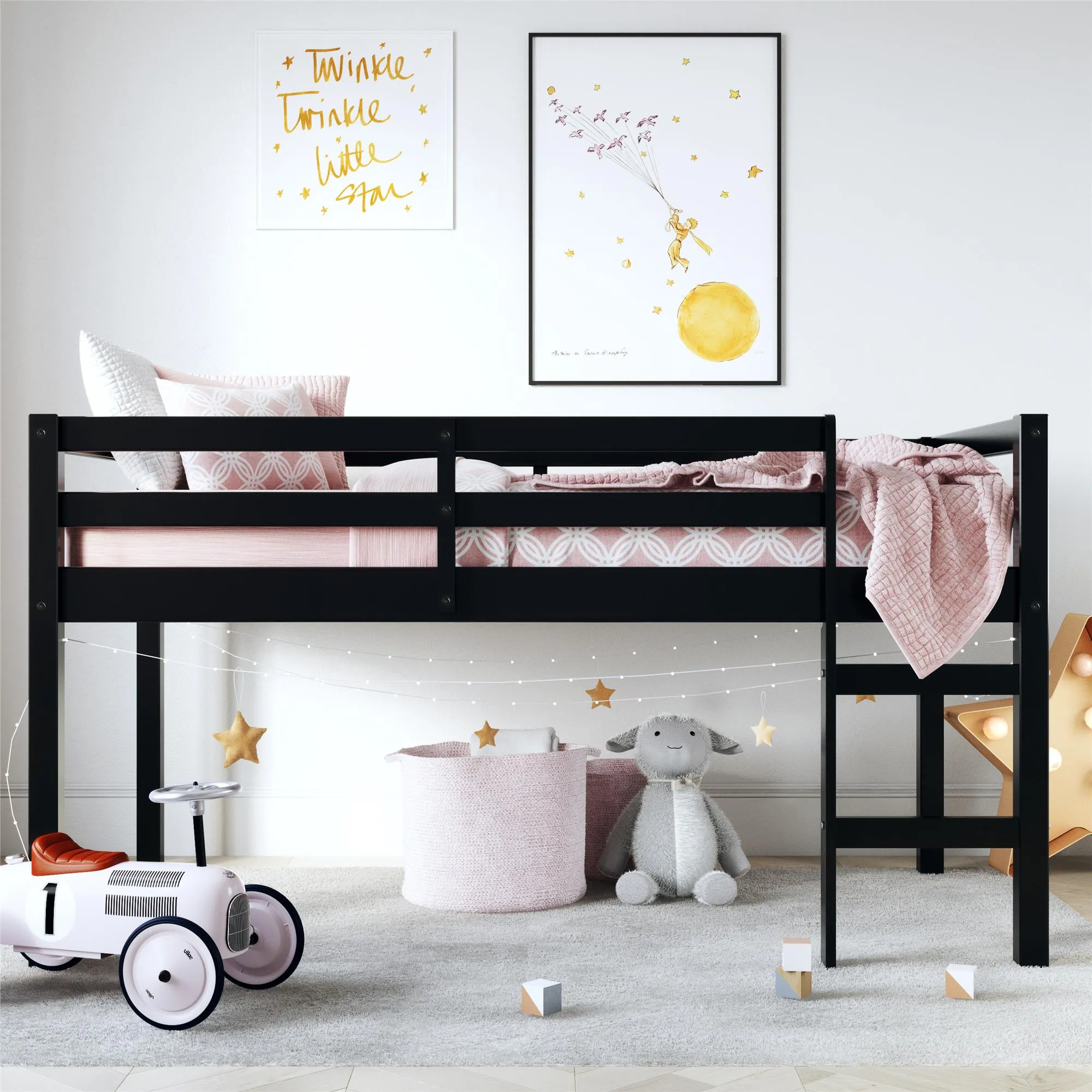 Milton Junior Wooden Loft Bed