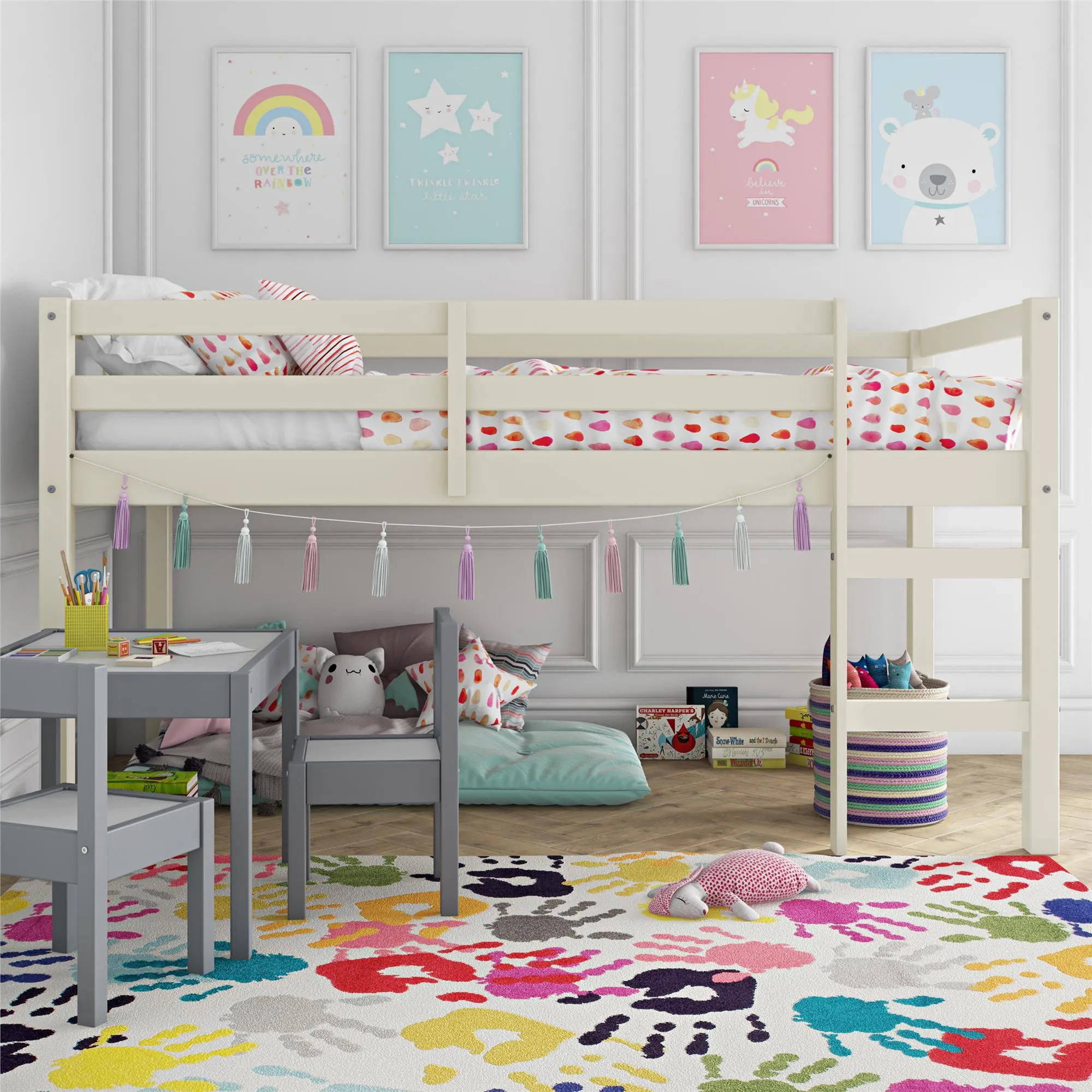 Milton Junior Wooden Loft Bed