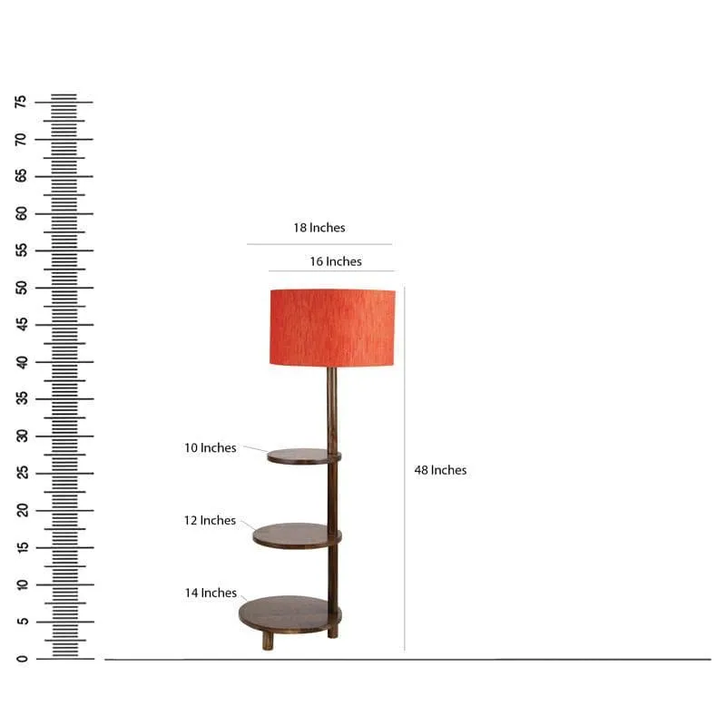 Mirami Runa Floor Lamp With Shelf