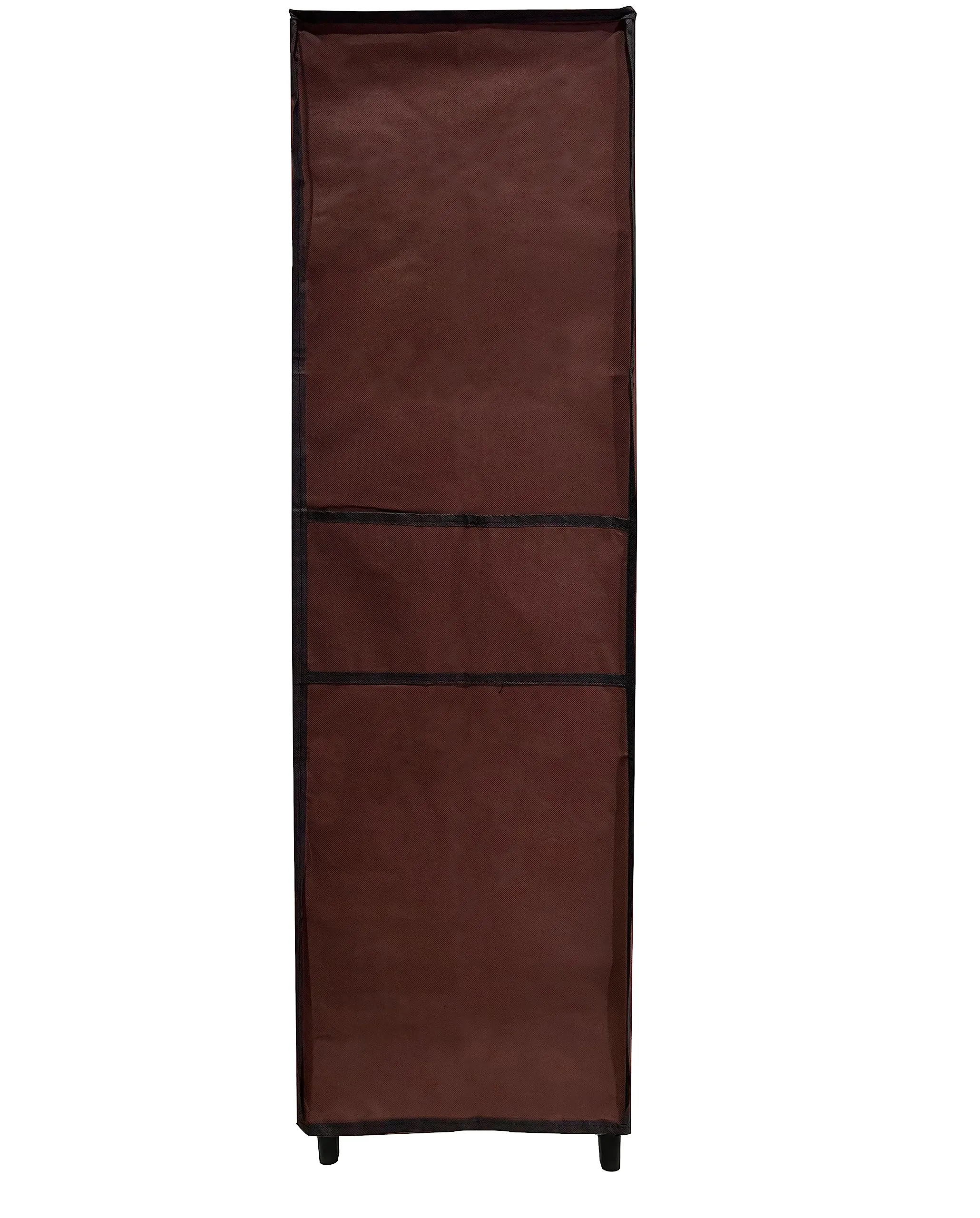 PHILOSHOP® Multipurpose Wardrobe 6 Layer Shoe Rack For Home Improvement Furniture & Cover Non-Woven Fabric Cover (Brown)