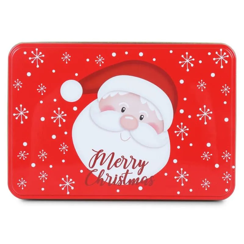 Santa Stripe Storage Box - Set Of Three