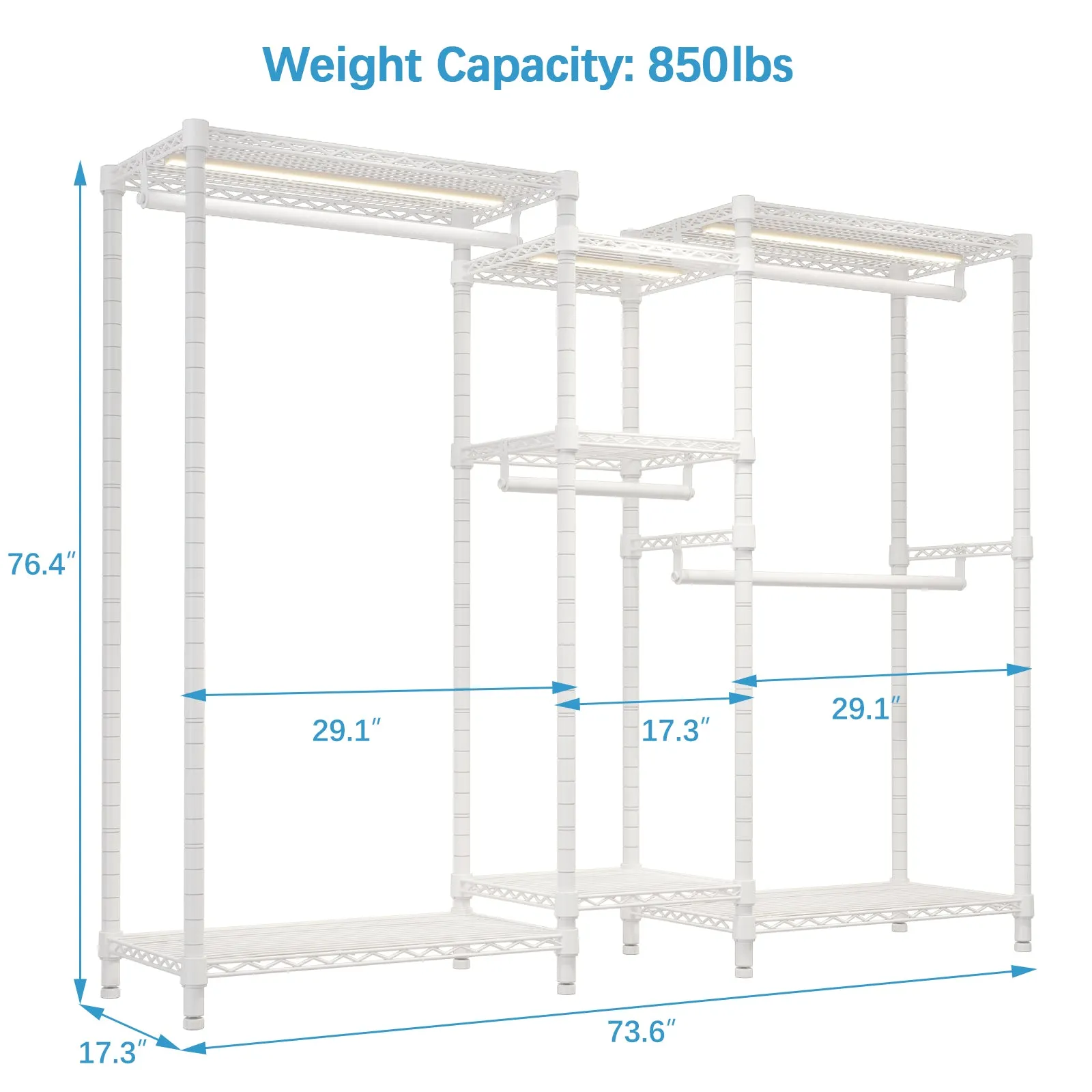 VIPEK V6L Garment Rack
