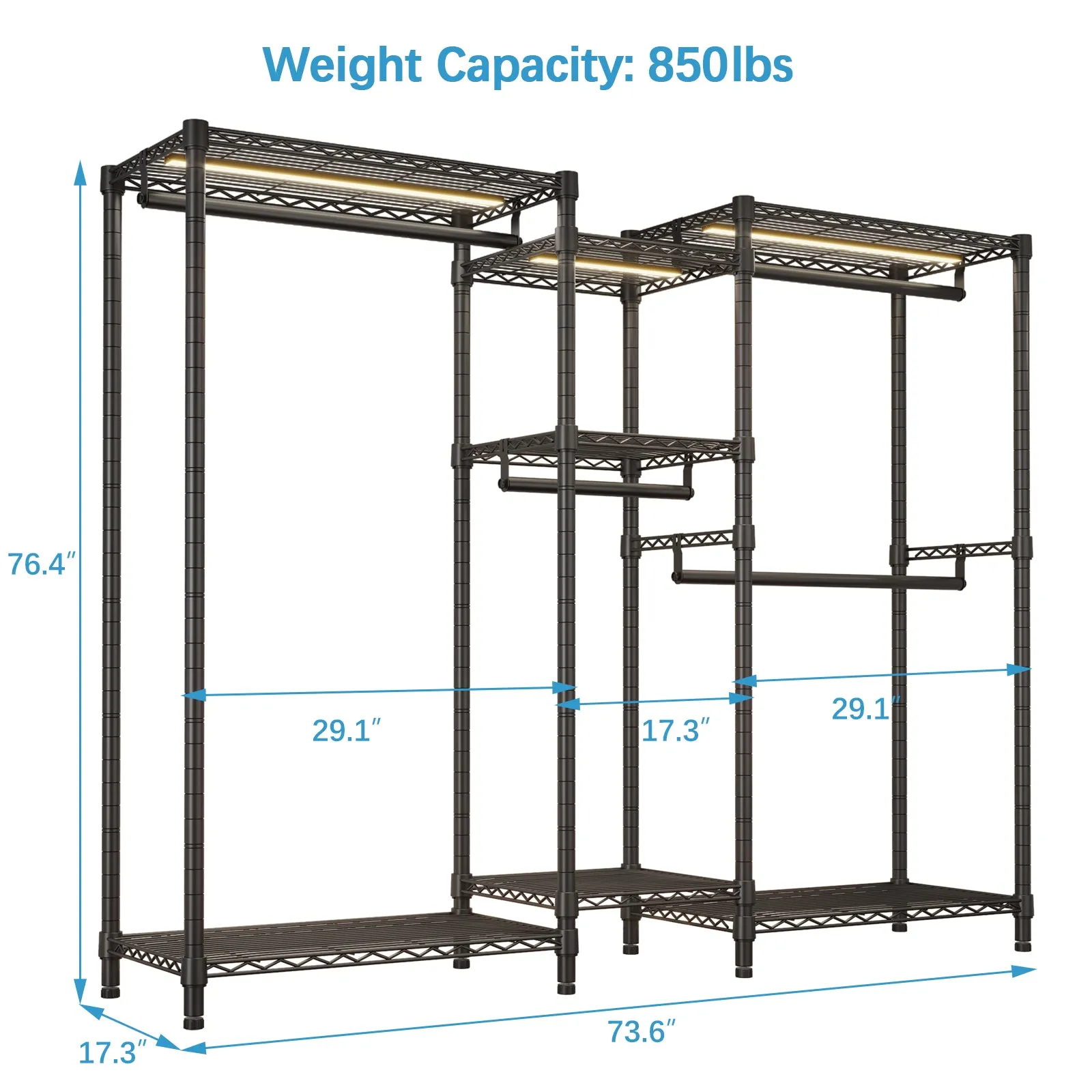 VIPEK V6L Garment Rack