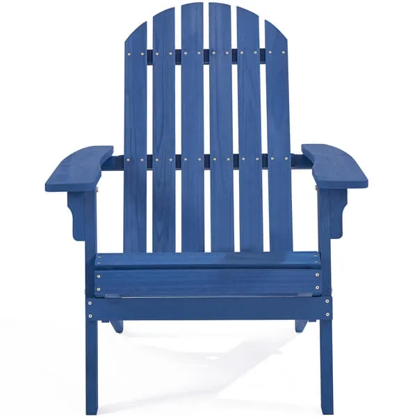 Yaheetech Folding Wooden Lounge Chair